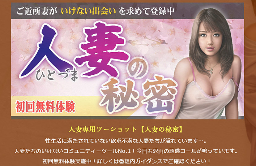 人妻の秘密のトップ画像